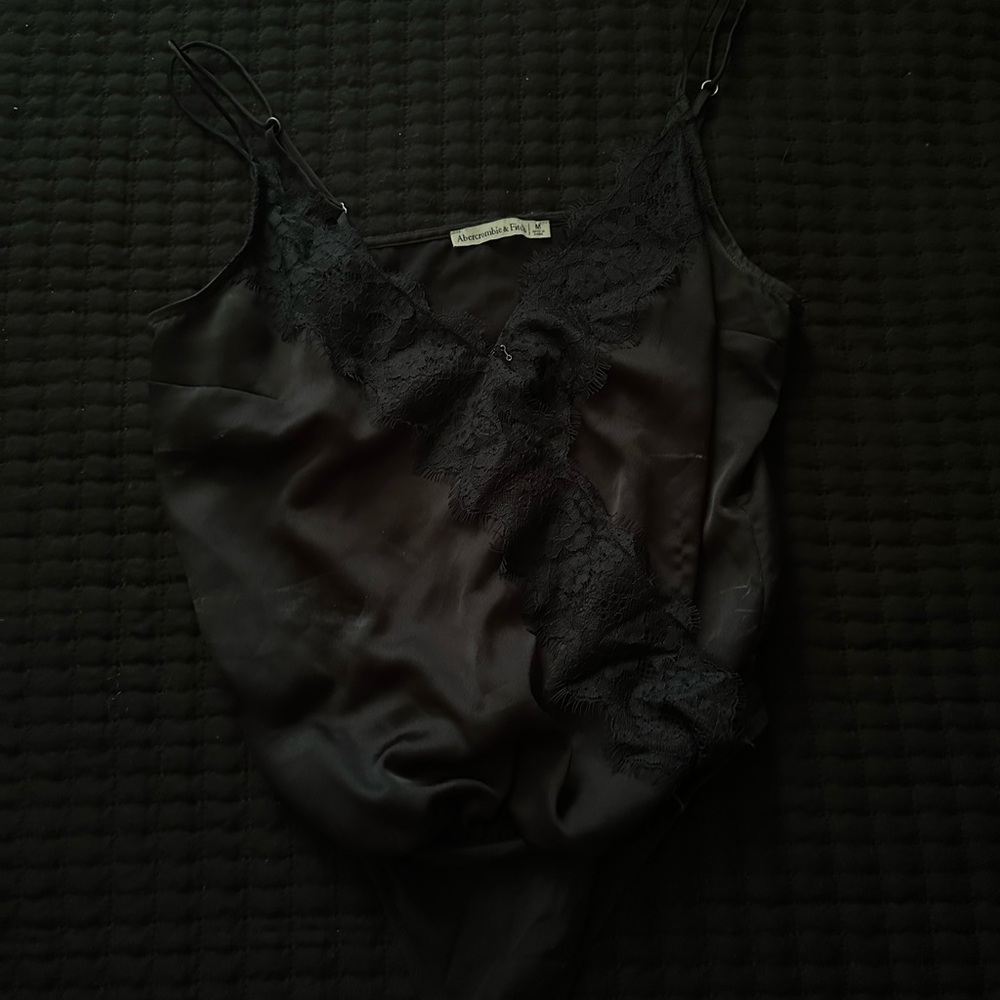 Abercrombie & Fitch Black Chemise Intimates Sleepwear